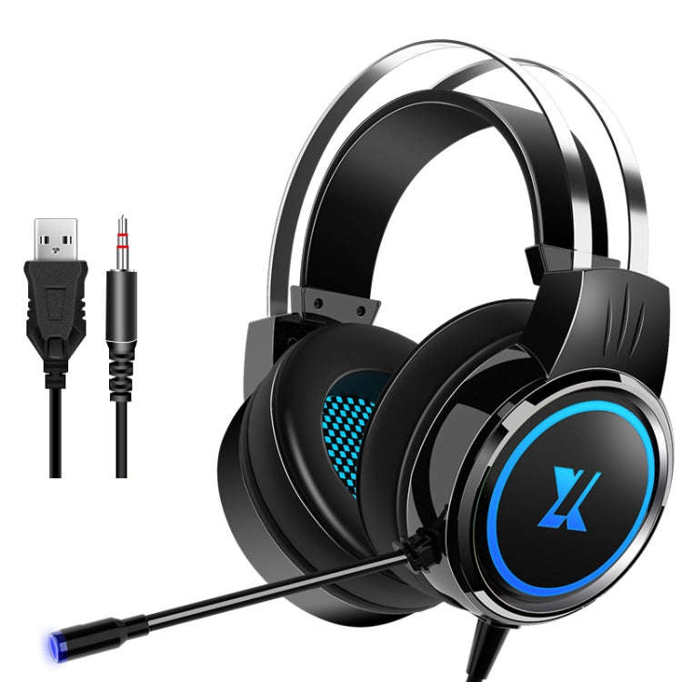 Heir Audio Head-Mounted Gaming Wired Headset With Microphone, X8 Mobile / Notebook Upgrade (Black...