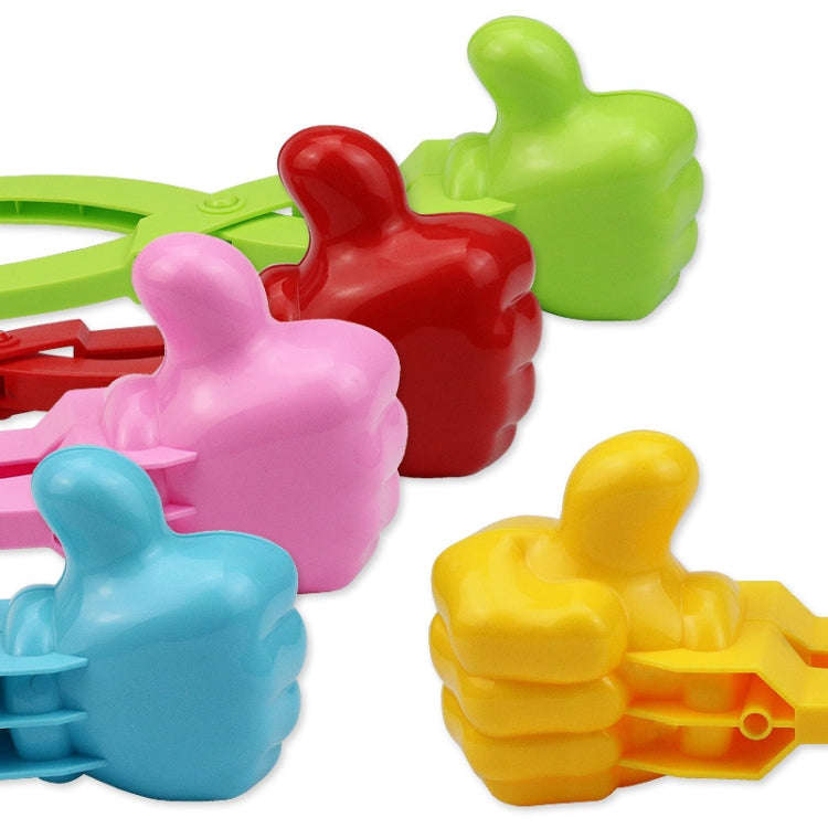 5 PCS Thumbs Snowball Clip Children Playing Snow Tool, 5 PCS Thumbs Clip