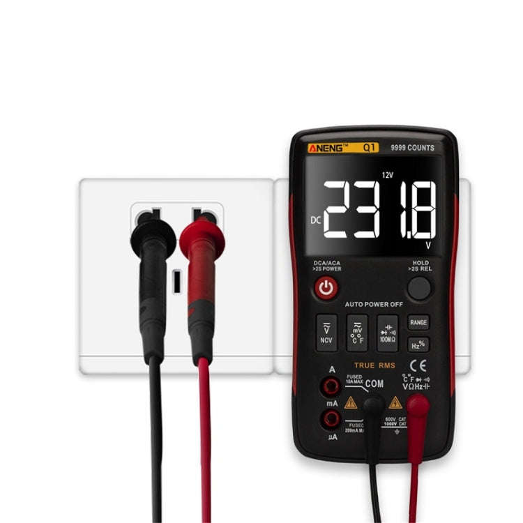 ANENG AN-Q1 Automatic High-Precision Intelligent Digital Multimeter, Standard, Standard with Cable