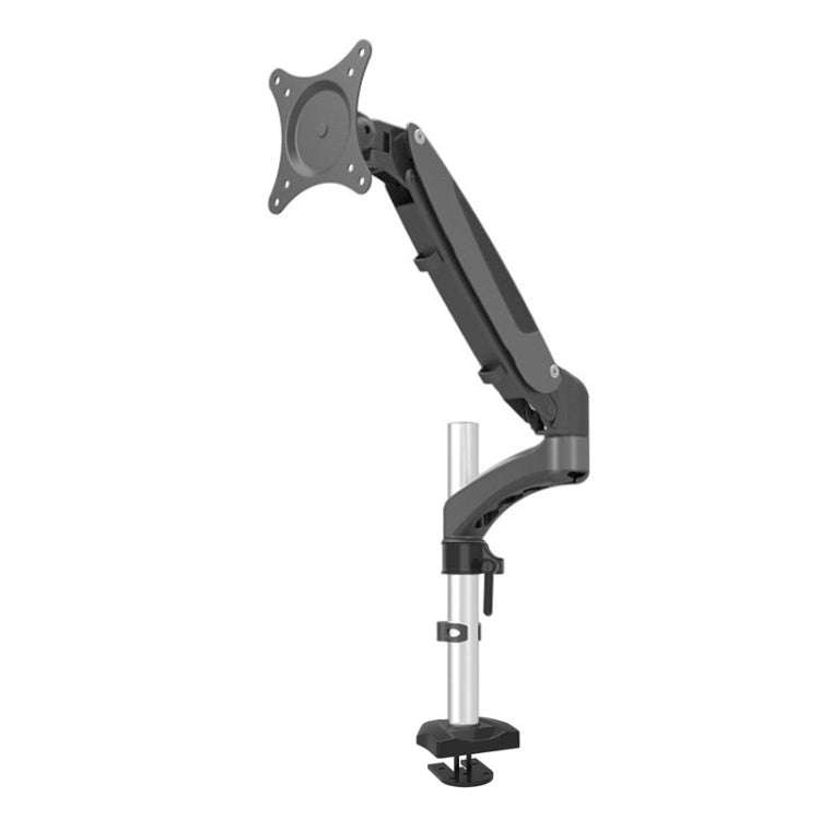Gibbon Mounts Desktop Lifting Rotating Computer Monitor Stand, Specification, Table Clip White GM...
