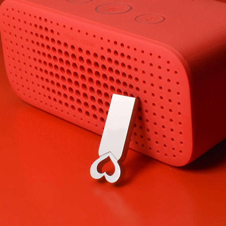 Zshqu2 Heart-Shaped USB 2.0 High Speed ??Metal USB Flash Drives, 4GB