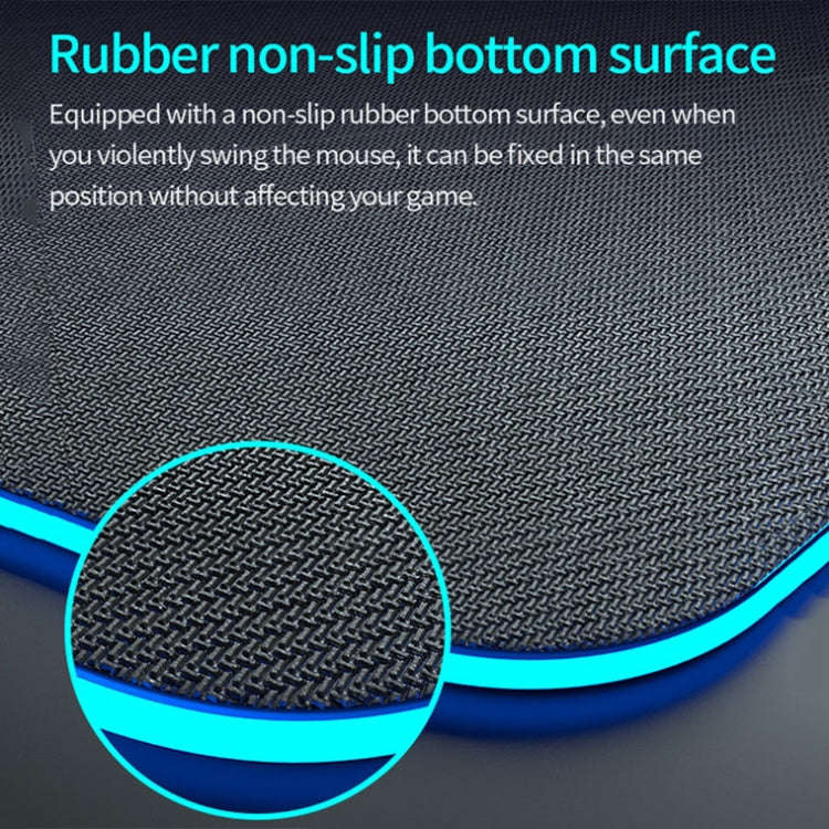 K9186 Multifunctional RGB Lighting Mouse Pad With Wireless Charger