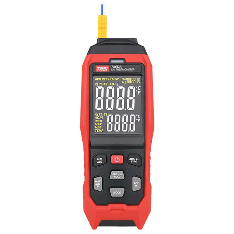TASI Contact Temperature Meter K-Type Thermocouple Probe Thermometer, Style:, TA612A Single Chann...