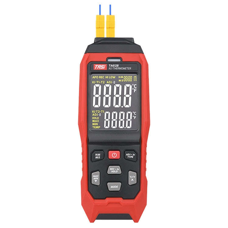 TASI Contact Temperature Meter K-Type Thermocouple Probe Thermometer, Style:, TA612A Single Chann...