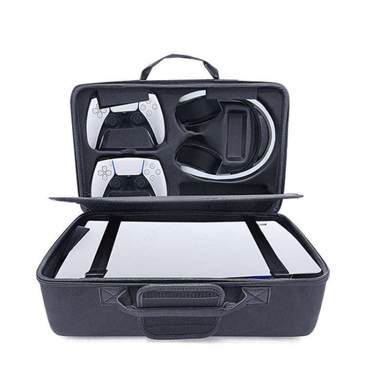 GH1881 Portable Game Console Storage Bag For PS5, Gray, Black