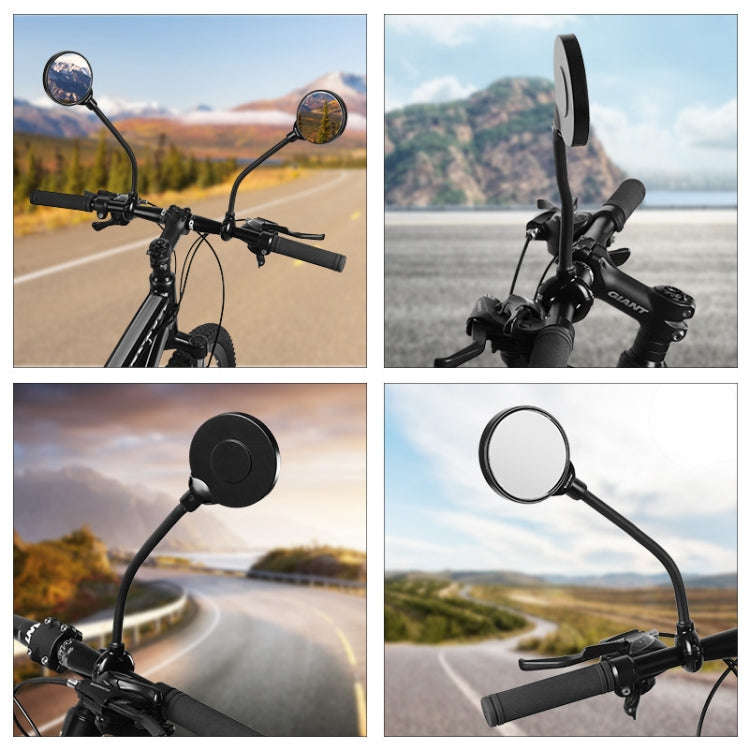 1 Pair Bicycle Hose Adjustment Convex Large Screen Rearview Mirror, Rearview Mirror