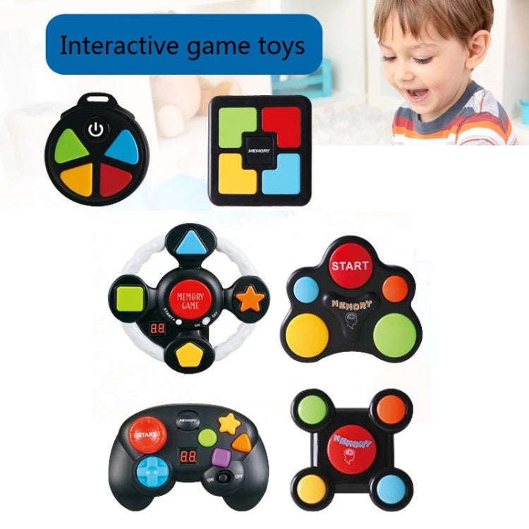 Children Educational Memory Training Game Machine, Style:, Square, Hands, Shaped, Handle, Steerin...
