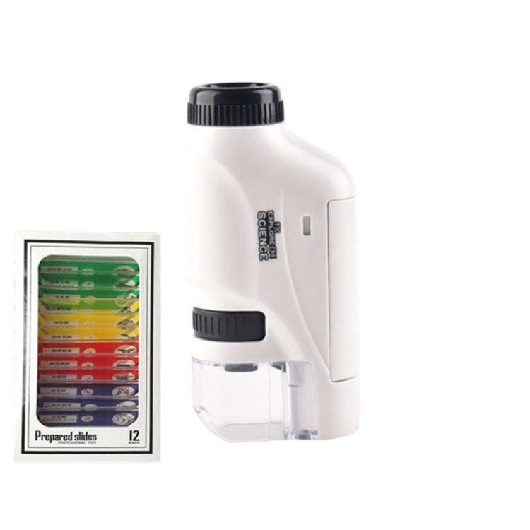Children Handheld Portable Laboratory Equipment Microscope Toys, Lite Standard (White), Lite Stan...