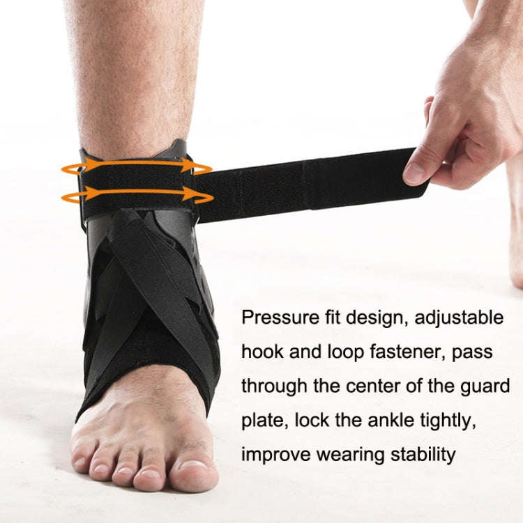 Compression Fixed Plastic Sheet Support Strap Ankle Protector, Size:, S (Black), M (Black), L (Bl...