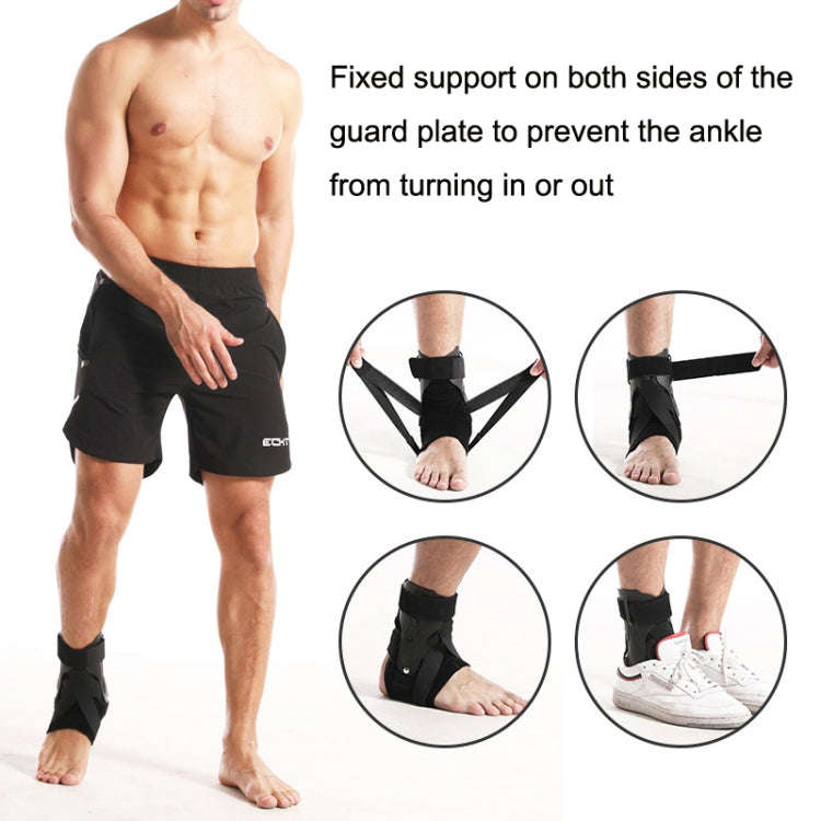 Compression Fixed Plastic Sheet Support Strap Ankle Protector, Size:, S (Black), M (Black), L (Bl...
