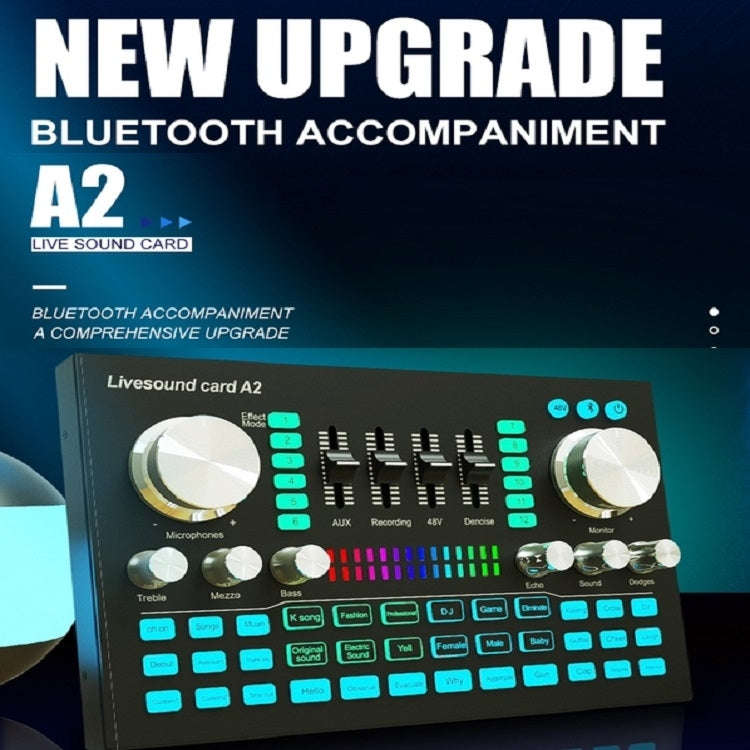 A2 Sound Card Mobile Computer Universal Live K Song Recording Equipment, A2