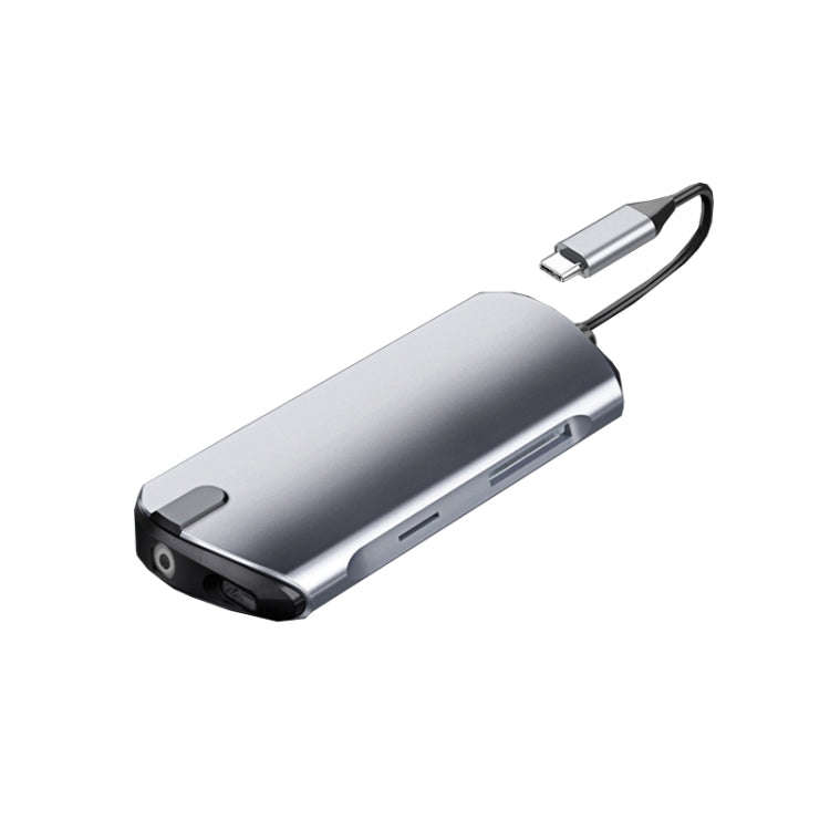 Type-C Extension Dock 8 In 1 Laptop Converter USB HUB Hub, USB HUB