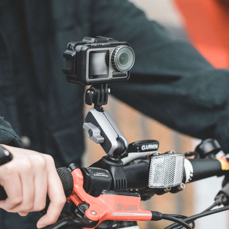PGYTECH Action Camera Handlebar Mount For Insta360 ONE / ONE R / OSMO Action / GoPro, Handlebar M...