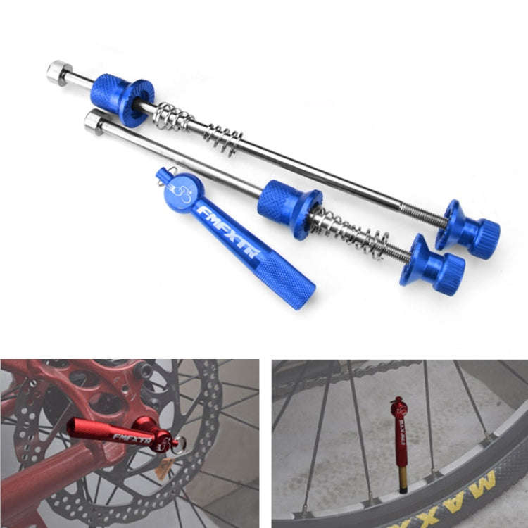 FMFXTR Mountain Bicycles Flower Drum Fast Disassembly Rod, Fast Disassembly Rod Blue, Fast Disass...