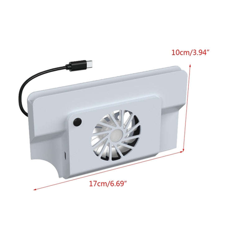 DOBE Console Base Cooling Fan With Storage Card Slot for Switch OLED, Console Base Cooling Fan