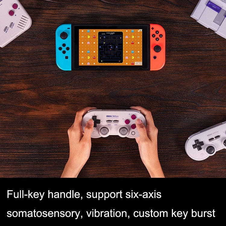 8Bitdo SN30ProG Vibration Burst Somatosensory Wireless Bluetooth Gamepad For Switch, SN30ProG