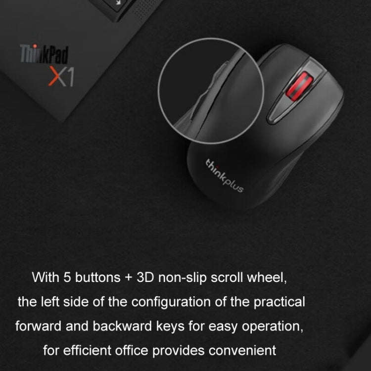 Lenovo Thinkplus High-Precision Wireless Mouse Ergonomic Design Gaming Office Mouse, Gaming Mice