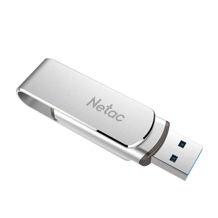 Netac U388 High Speed USB3.0 Metal Rotating Car Computer U Disk, 32GB, 64GB, 128GB