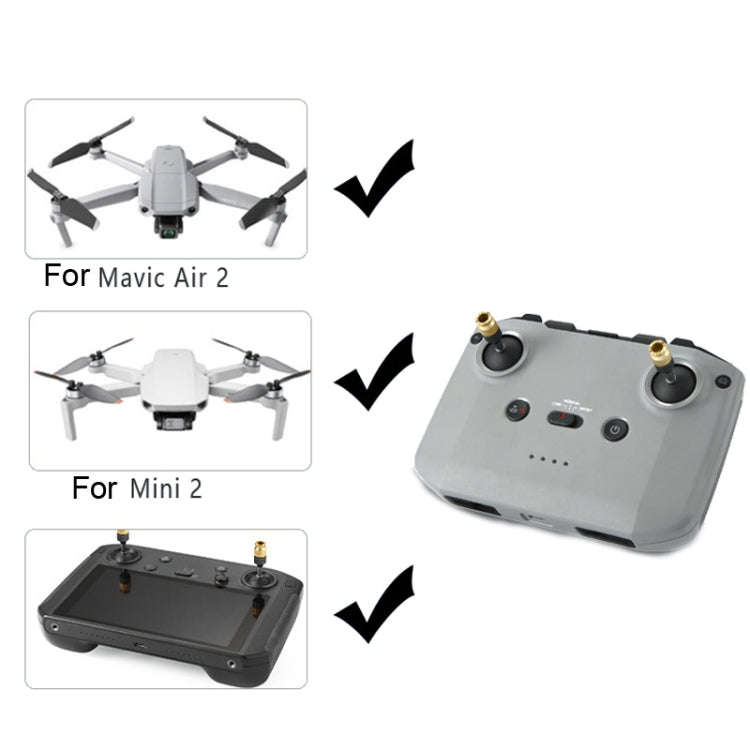 Remote Control Aluminum Alloy Extension Joystick for DJI Mini 3 Pro/Mavic Air 2/Mini 2, CQT Rocker