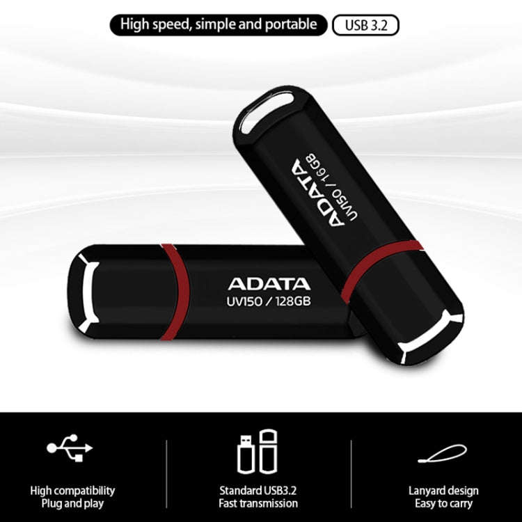ADATA UV150 High Speed USB3.1 Business USB Flash Drive, 32GB, 128GB