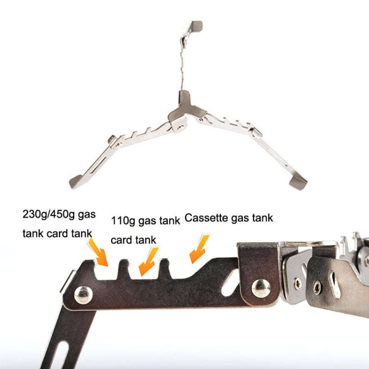Outdoor Tools Flat Tank Long Tank Stainless Steel Folding Triangular Stable Bracket, Folding Bracket