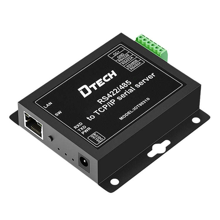 DTECH IOT9031B RS485/422 To TCP/IP Ethernet Serial Port Server, CN Plug, IOT9031B RS485/422 To TC...
