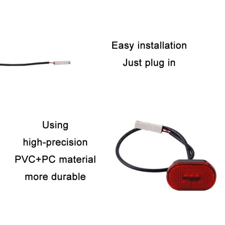 Electric Scooter Fender/Tail Light For Xiaomi Mijia Pro2, Fender+Tail Light