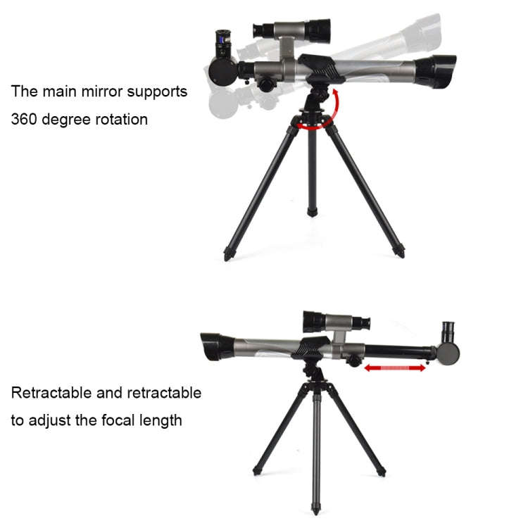 20-40 X Objective Lens Science and Education Telescope Toys, 20-40 X
