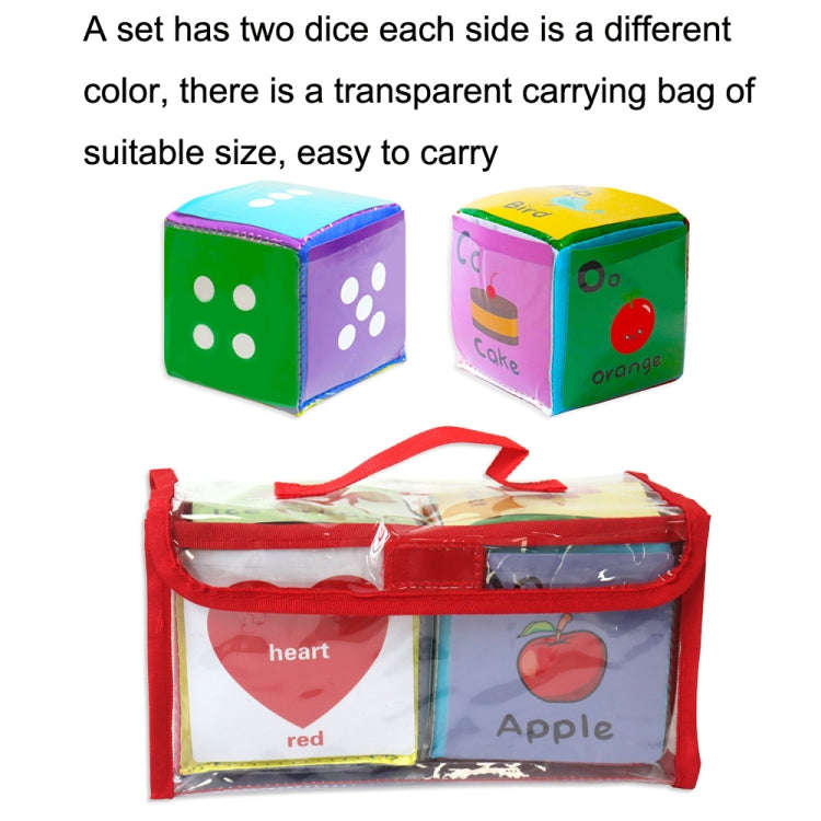 2PCS Alphanumeric Graphics Card Insertion Card Dice With Cards, 2PCS Insertion Card Dice