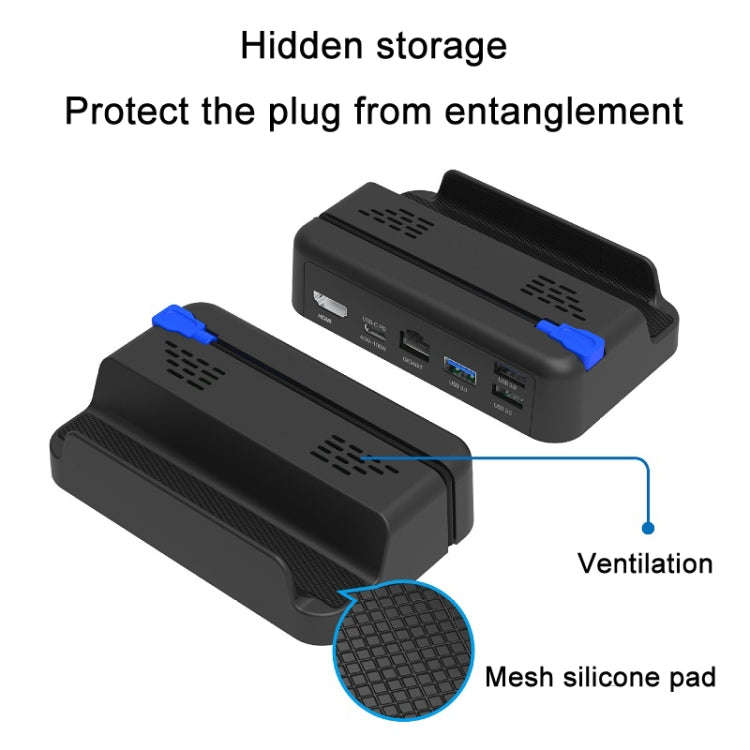 PGTECH For Steam Deck Game Console Base Support Data Transmission With Network Port, PGTECH Game ...