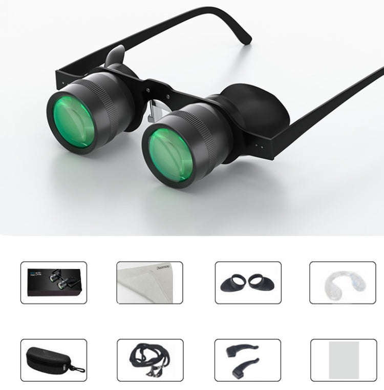 D-1548 10x HD Adjustable Focus Fishing Binoculars,Spec:, Only Binoculars, With Grey Polarised Len...