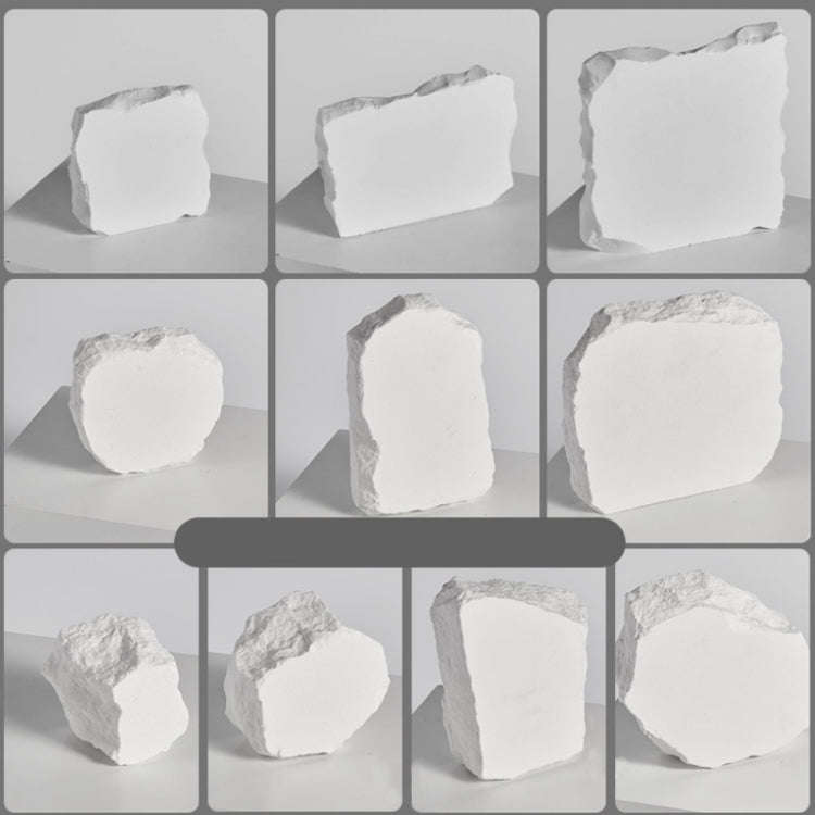 Irregular Plaster Jewelry Ornaments Photography Props, Size:, 1.6cm Small, 1.6cm Medium, 1.6cm La...