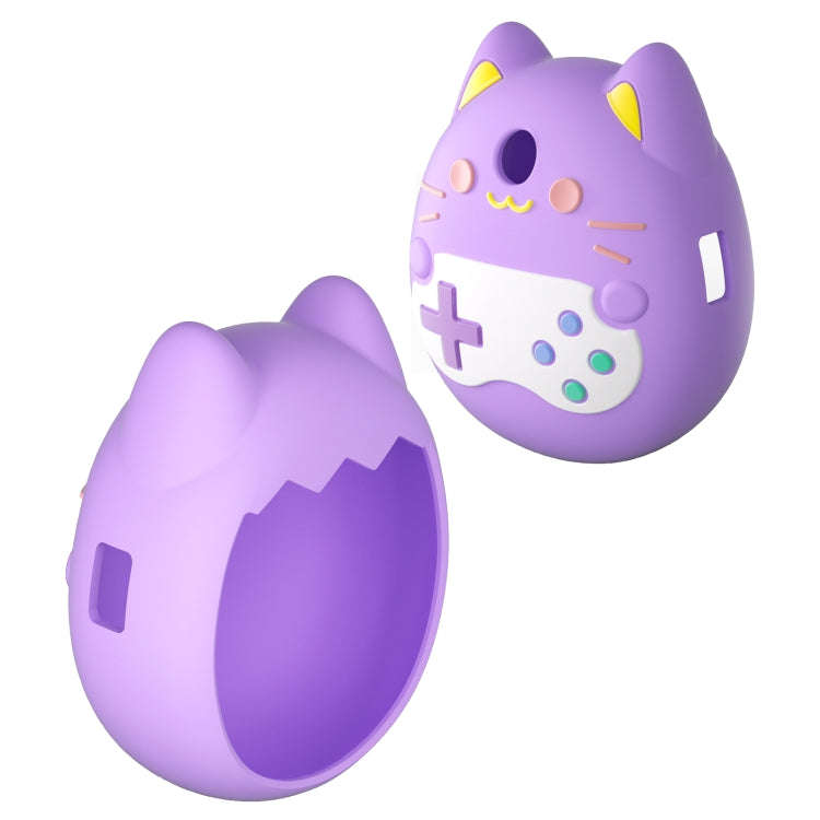 Silicone Cartoon Electronic Pet Protective Case, For Tamagotchi pix Purple