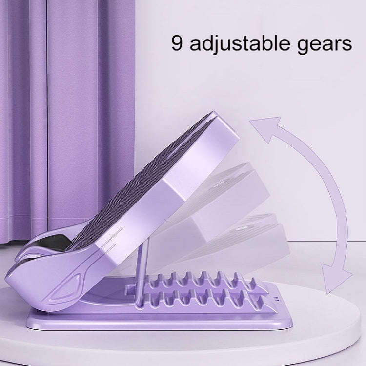 Folding Stretching Board Magnet Massage Inclined Pedal, Lilac Purple (ABS), Sakura Pink (ABS)