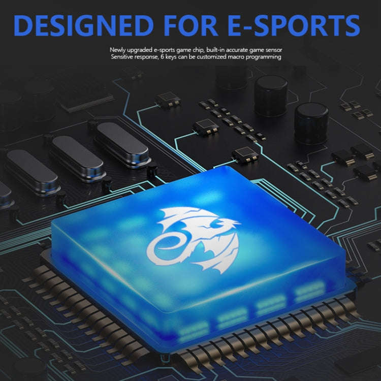 LEAVEN X6 6 Keys Game Computer Ergonomic Wired Mouse, Cable Length: 1.42m