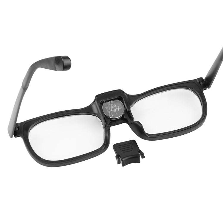 Glasses-Type Painting and Reading Magnifying Glass with 2LED Lights, 19156-3C, 19156-3A