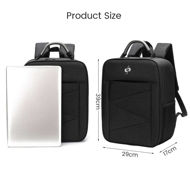 For DJI FPV Drone Shoulder Bag Waterproof Wear-resistant Oxford Fabric Storage Bag, For DJI FPV D...