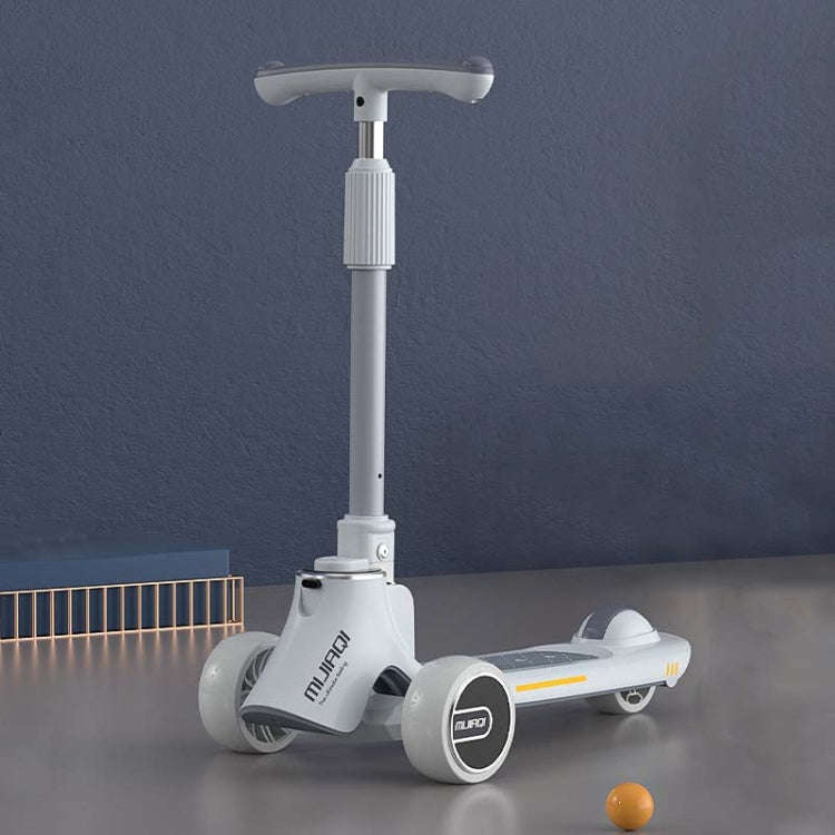 MIJIAQI 01 3 In 1 Multifunctional Foldable Children Scooter with Music and Lights, Spec:, White S...