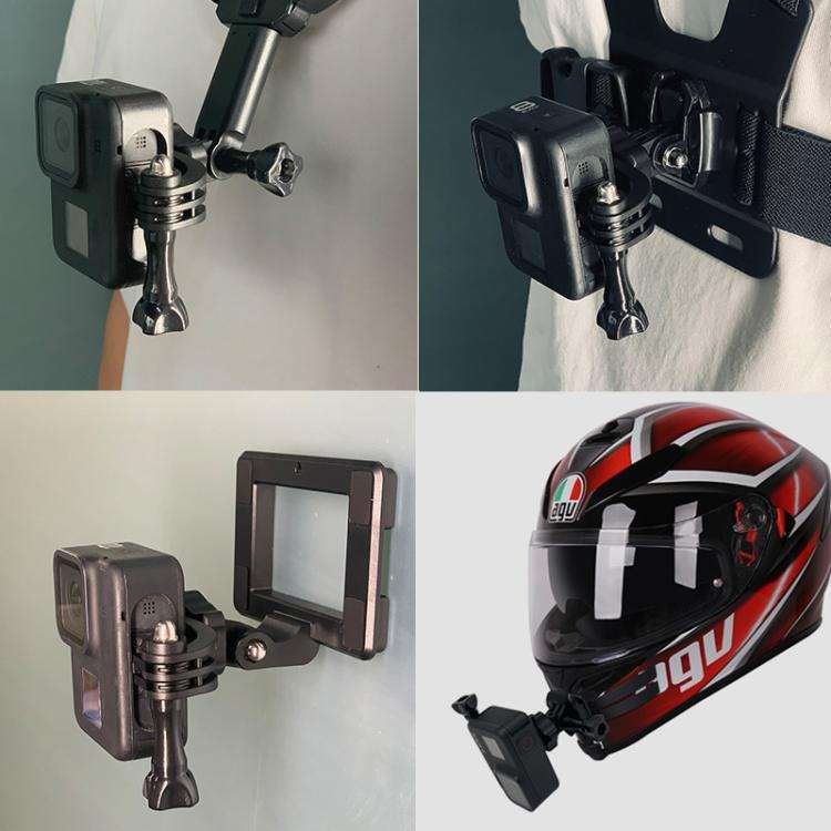 2 PCS ST-06 Basic Strap Mount Surface Buckle for GoPro Hero11 Black / HERO10 Black /9 Black /8 Bl...