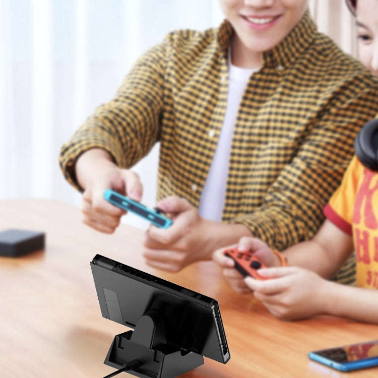 Game Console Handle Stand Charger For Nintendo Switch/Switch Oled/Switch Lite, DSS-100 Black