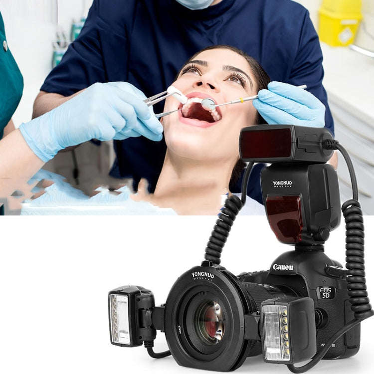 For Canon TTL Oral Insect Insect Teeth Ring Light YONGNUO YN24EX Macro Ring Flash Speedlite, YN24EX