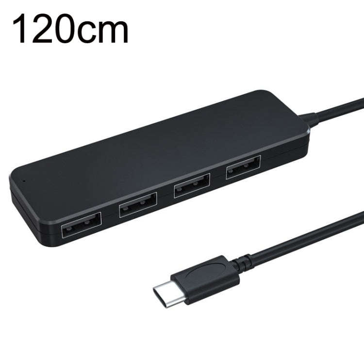4 Ports Expansion Dock Notebook High Speed HUB, AC3-L43 Type-c/USB-c USB2.0 120cm