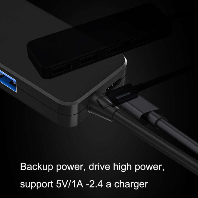 4 Ports Expansion Dock Notebook High Speed HUB, AC3-L43 Type-c/USB-c USB2.0 120cm