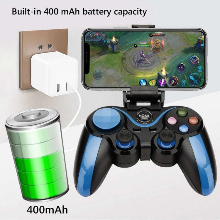VR SHINECON S9 For Android/iOS Phones Wireless Bluetooth Direct Play Game Handle With Holder, S9
