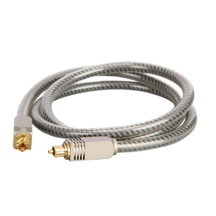 EMK YL/B Audio Digital Optical Fiber Cable Square To Square Audio Connection Cable, Length:, 1m, ...