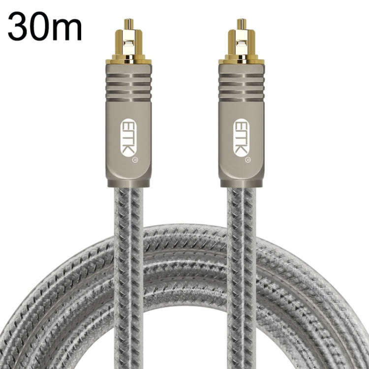 EMK YL/B Audio Digital Optical Fiber Cable Square To Square Audio Connection Cable, Length:, 1m, ...