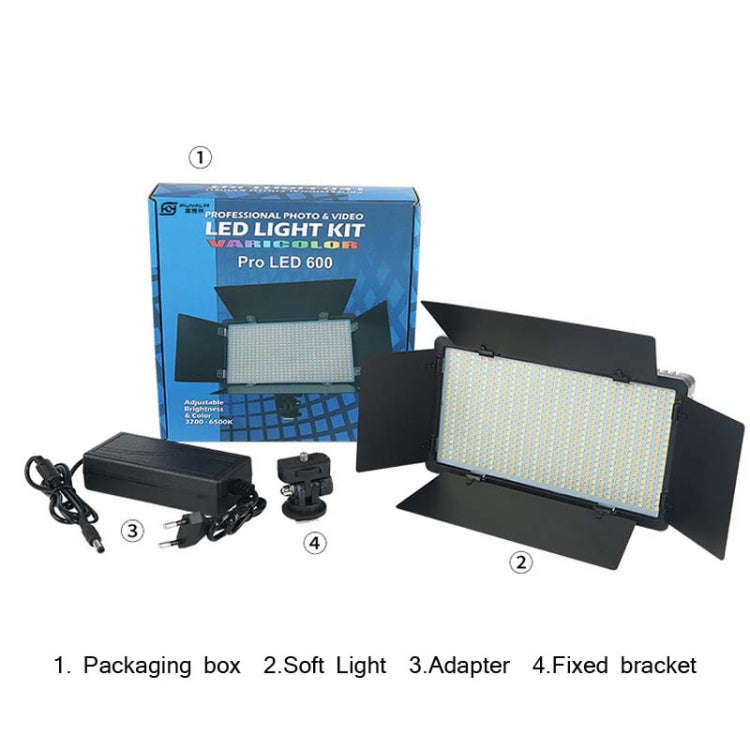 40W 3200K-5600K LED Flat Panel Lights Live Broadcast Fill Light,EU Plug, E600 RGB Color, E800 RGB...