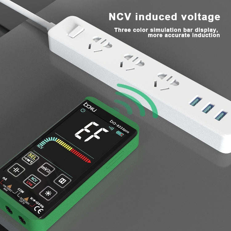 Baku BA-8233 Pro Electric Maintenance Resistor Current Touch Screen Digital Universal Mulitmeter,...