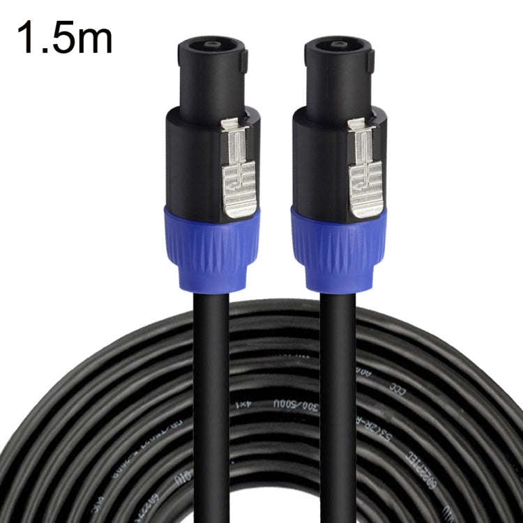 Male To Male Four Core Ohm Cable Audio Cable Ring Stage Speaker Cable, 0.5m, 1m, 1.5m, 3m, 5m, 10...