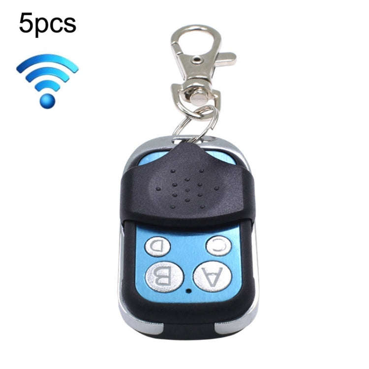 5pcs Wireless 433MHZ RF Remote Control 1527 Chip Metal 4 Button Learning Code Remote Control, Lea...